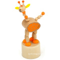 2015 Hot Sale Toy Spring Animal, Wooden Toy Spring Animal for Baby, Educational Toy Animal Spring W06D077